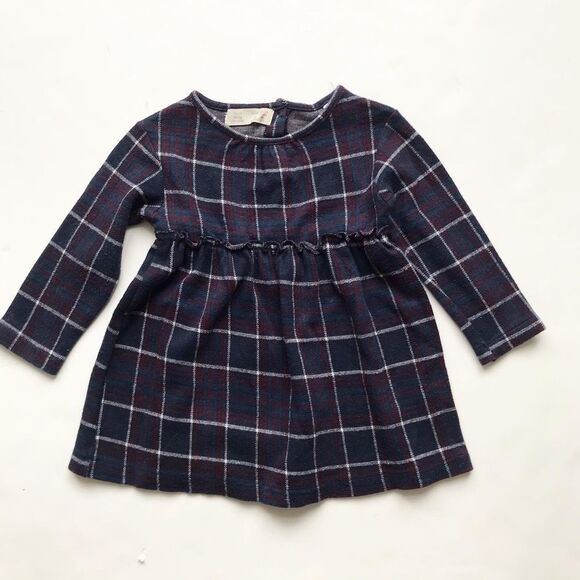 Zara plaid dress VGUC 18-24 months - Picture 1 of 5